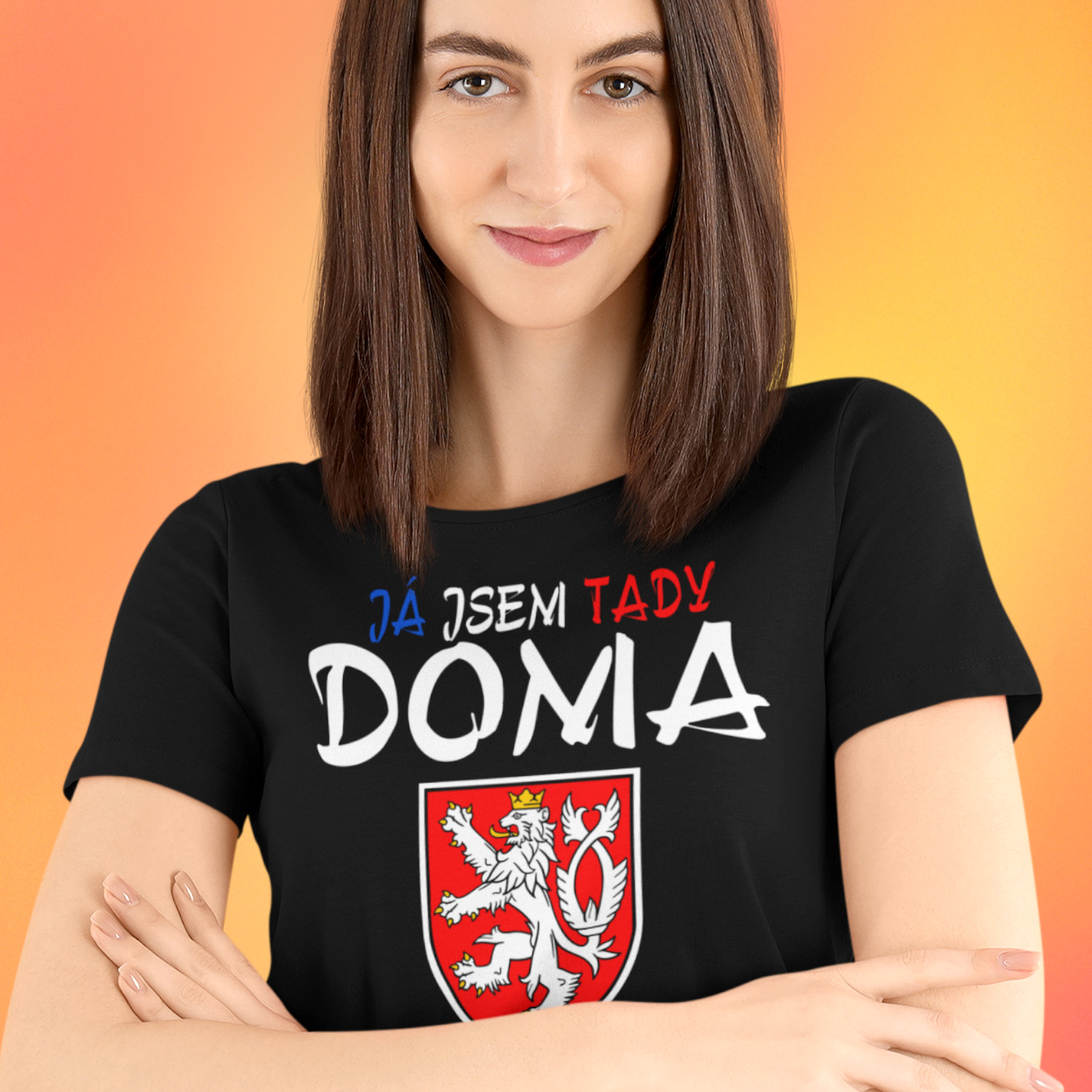 ČR DOMA - dámské tričko 