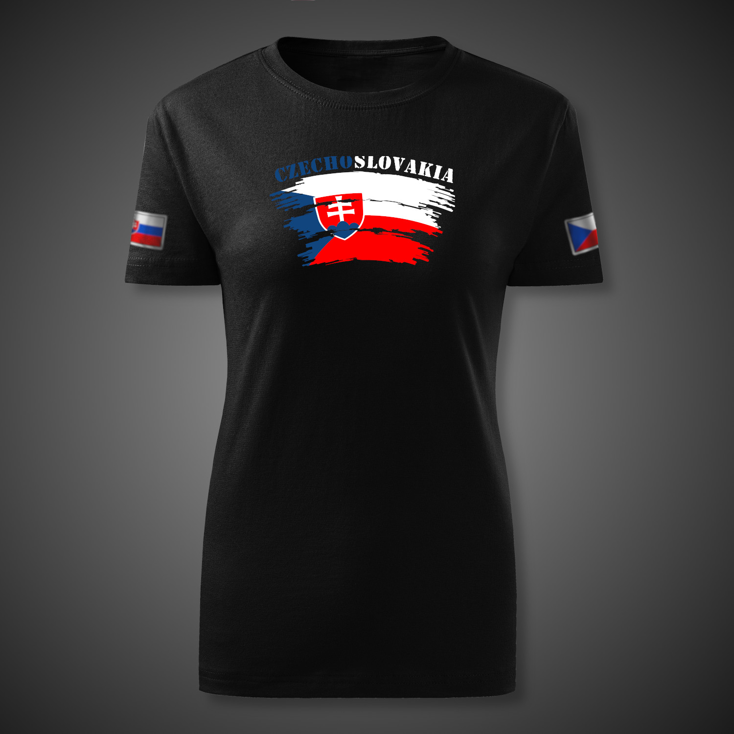 CZECHOSLOVAKIA FOREVER II - dámské tričko černé